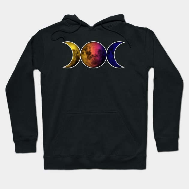 Triple Goddess symbol Hoodie by PeregrinusCreative